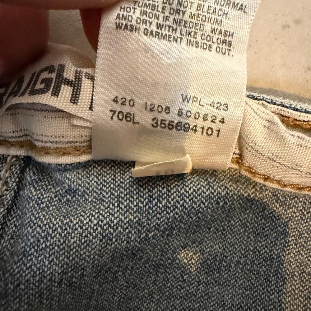 Levis 569 Loose Straight Denim Shorts Mens W29 Blue Cotton Jorts 355694101